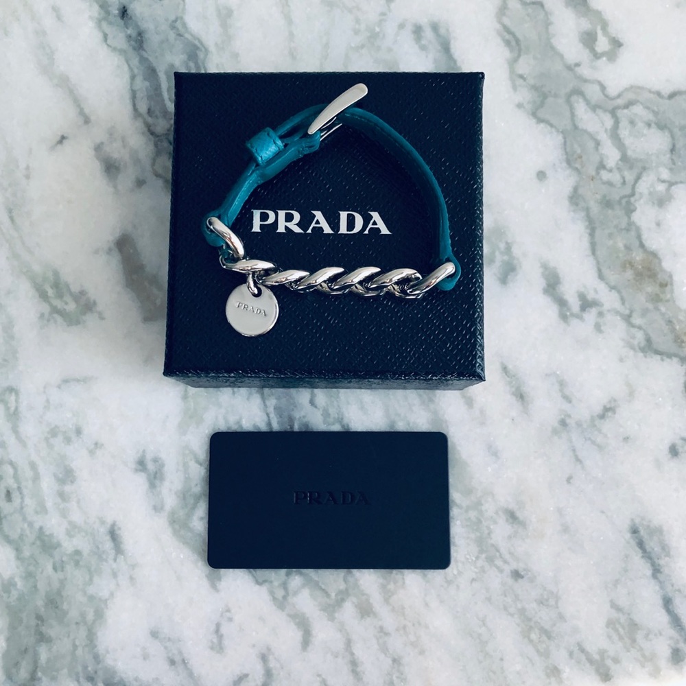 PRADA | Saffiano Leather Bracelet